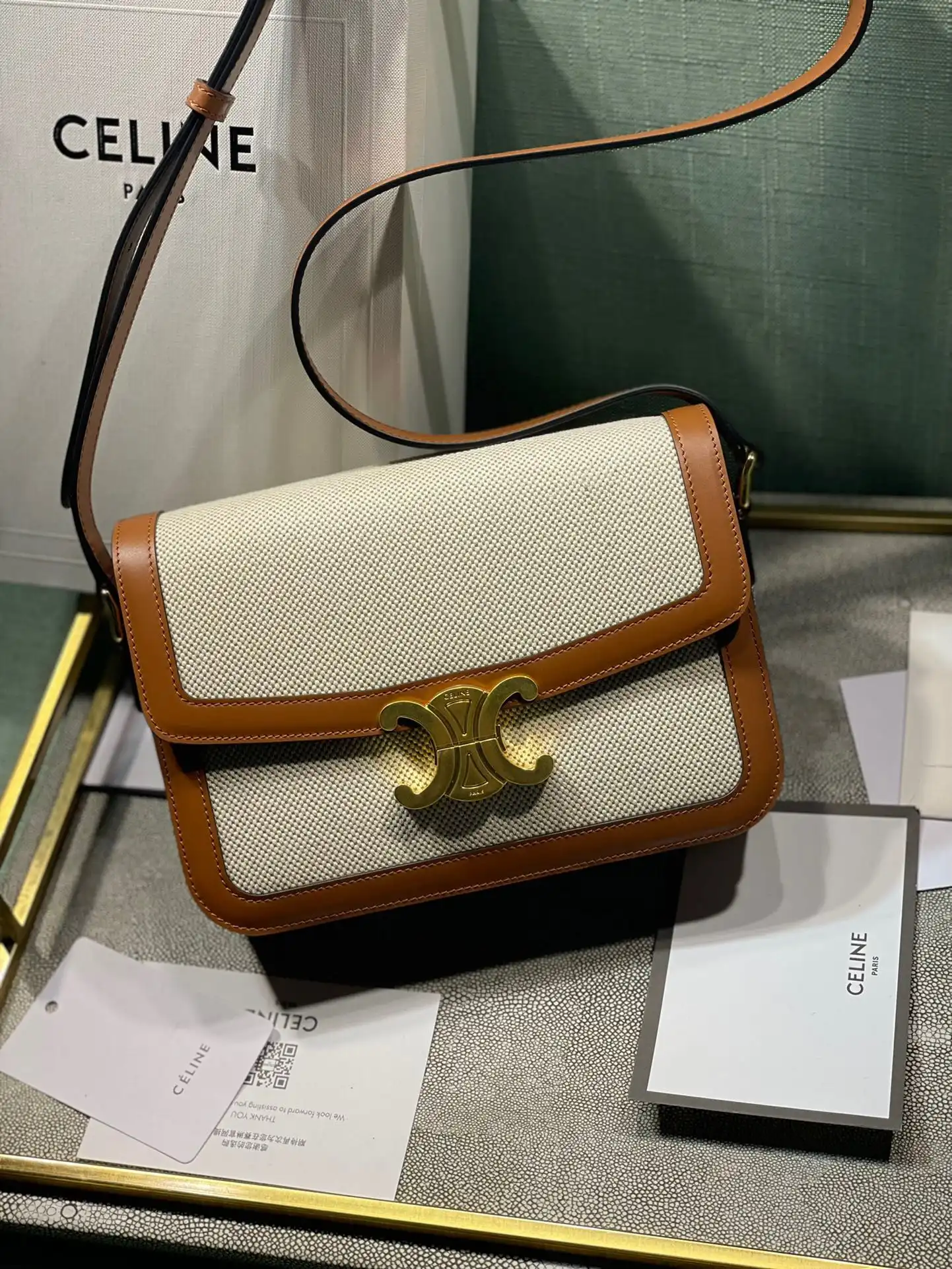 CELIN* CHANELASSIQUE TRIOMPHE BAG