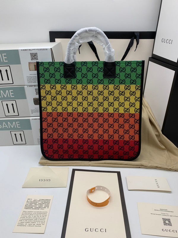 HOT SALE Gucci Children's GG Multicolor tote bag