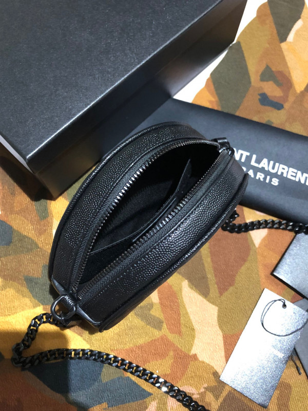 HOT SALE YSL VINYLE ROUND CAMERA BAG