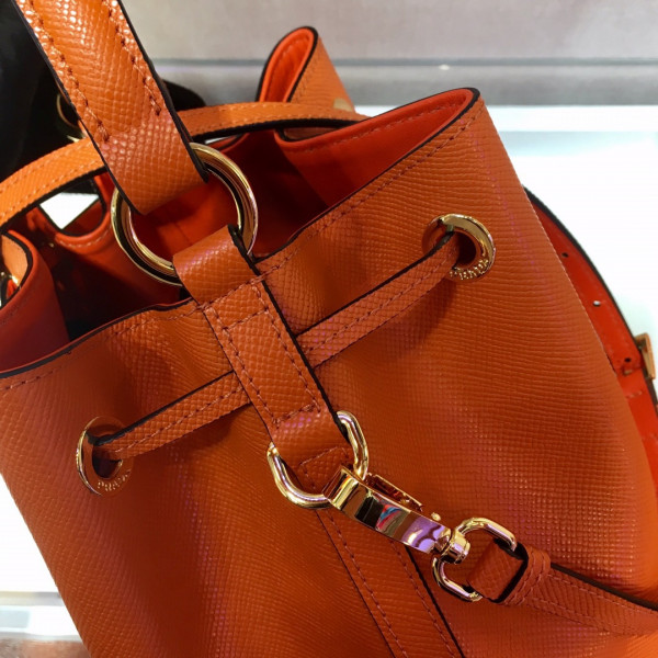 HOT SALE PRADA Saffiano Leather Bucket Bag