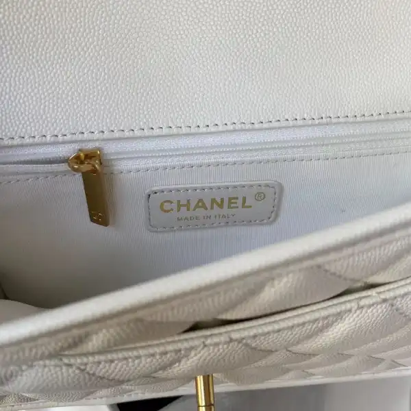 CHANEL SMALL FLAP BAG WITH TOP HANDLE