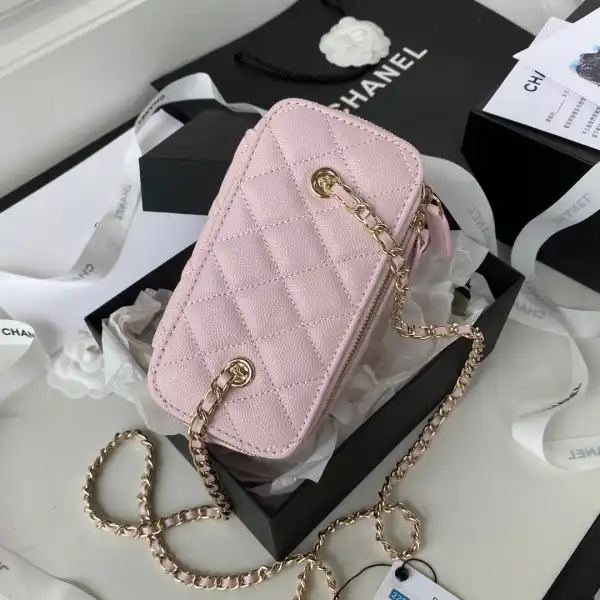 First bag ru CHANEL SMALL VANITY WITH CHANELASSIC CHAIN