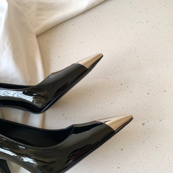 HOT SALE YSL VESPER POINTES-TOE PUMPS