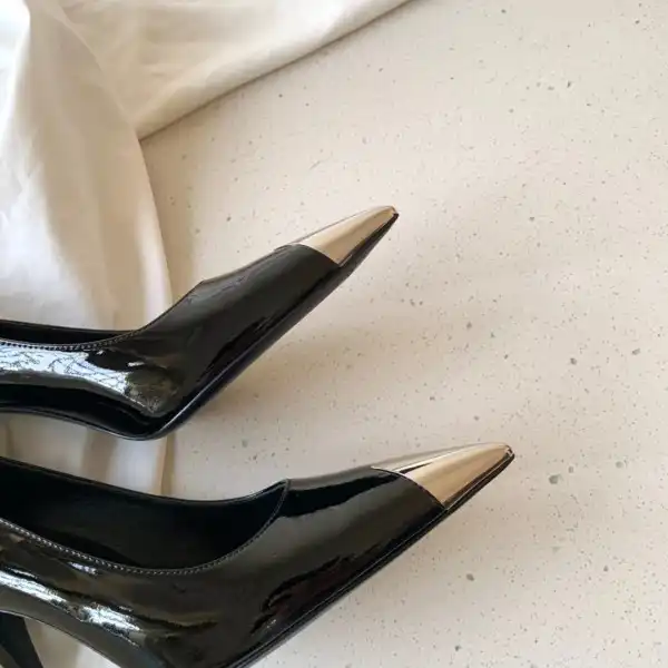 First Bag Ru YSL VESPER POINTES-TOE PUMPS