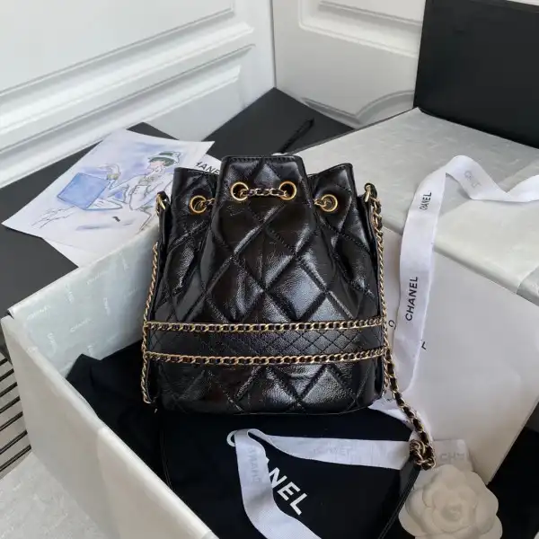 CHANEL LARGE DRAWSTRING BAG