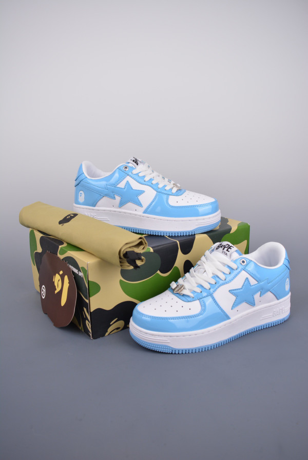 HOT SALE Bapesta Low Blue SNEAKER