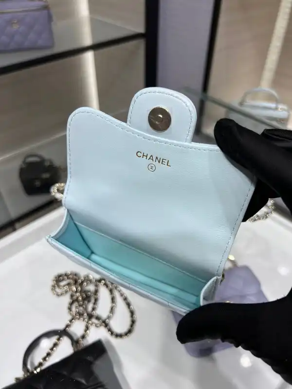 Affordable CL FLAP COIN PURSE WITH CHAIN