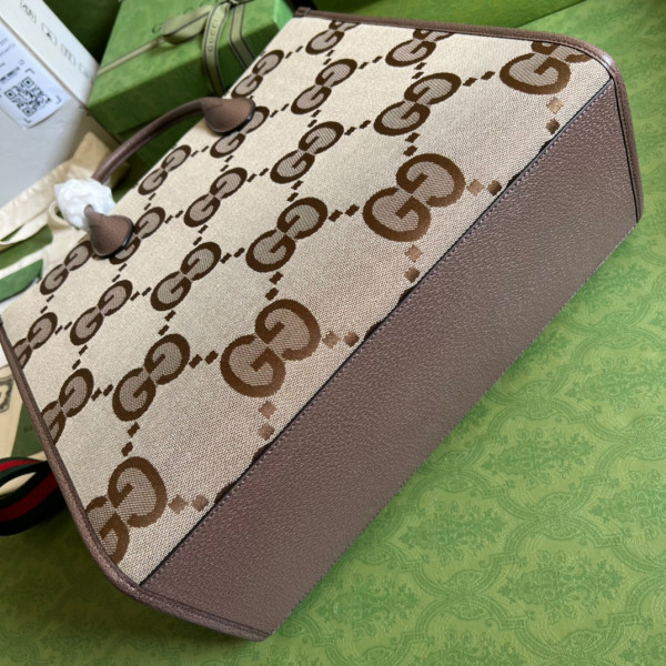 HOT SALE GUCCI Tote bag with jumbo GG