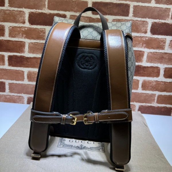 HOT SALE Gucci Medium backpack with Interlocking G