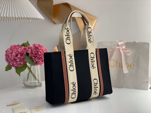 HOT SALE CHLOÉ medium woody tote bag