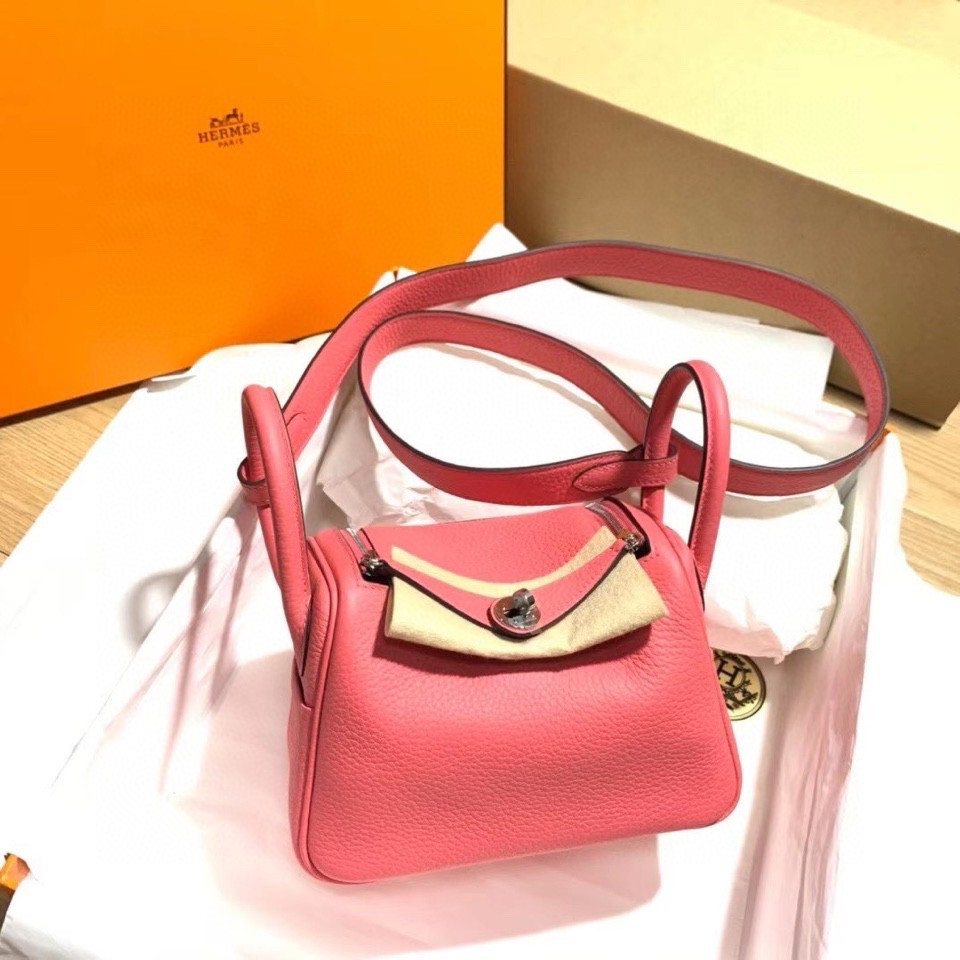 HOT SALE HERMES LINDY MINI HANDMADE