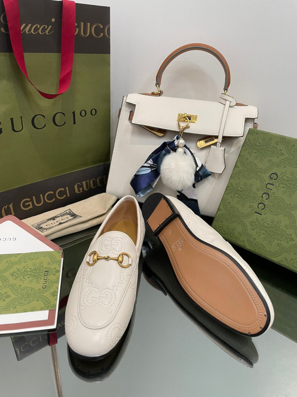 HOT SALE GUCCI GG Jordaan loafer