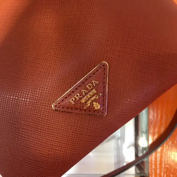 PRADA Saffiano Leather Bucket Bag