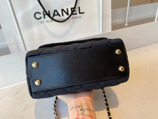 CHANEL MINI FLAP BAG WITH TOP HANDLE