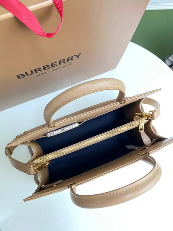 BURBERRY Small Vintage Check Two-handle Title Bag