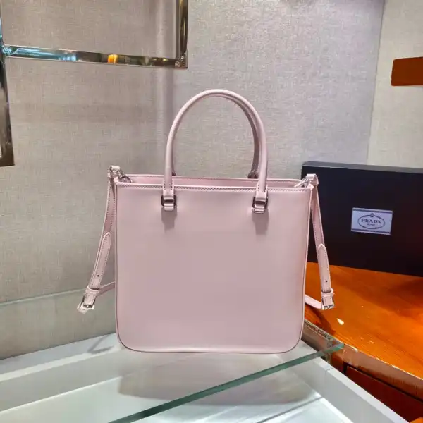 PRADA LARGE brushed leather tote