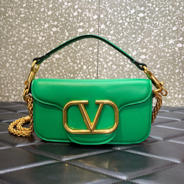 HOT SALE VALENTINO LOCÒ SMALL SHOULDER BAG IN CALFSKIN