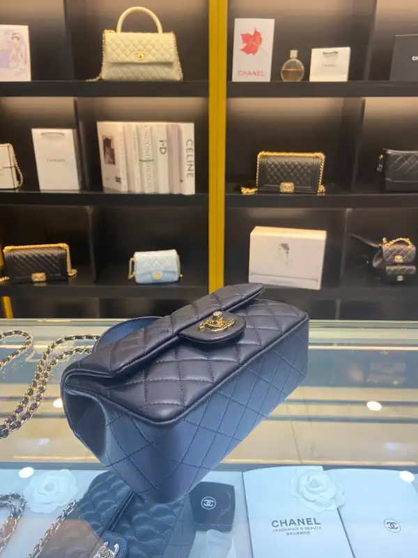 CHANEL MINI FLAP BAG WITH TOP HANDLE