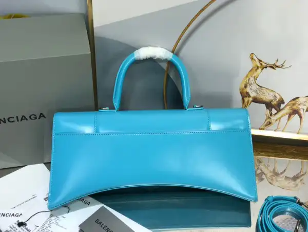 First bag ru BALENCIAGA  HOURGLASS STRETCHED TOP HANDLE BAG