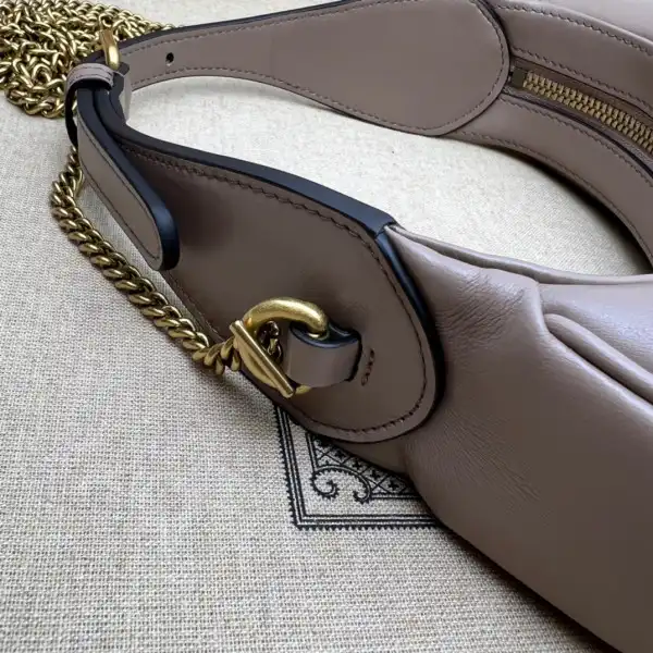 GUCCI GG Marmont half-moon-shaped mini bag