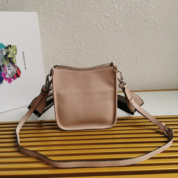 HOT SALE PRADA Leather mini shoulder bag