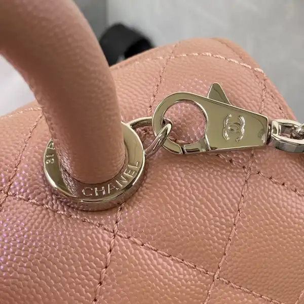 CHANEL FLAP BAG WITH TOP HANDLE