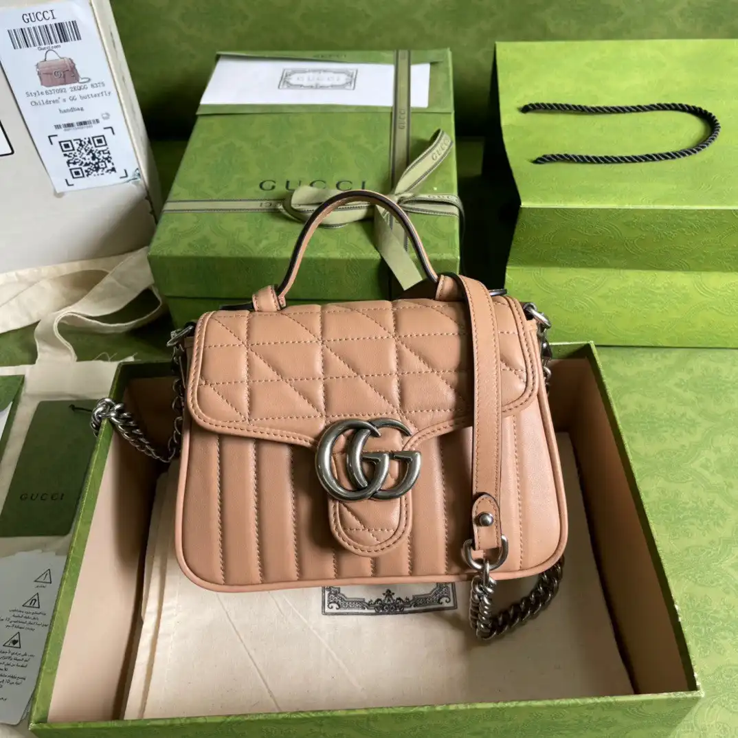 GUCCI GG Marmont Mini Top Handle Bag