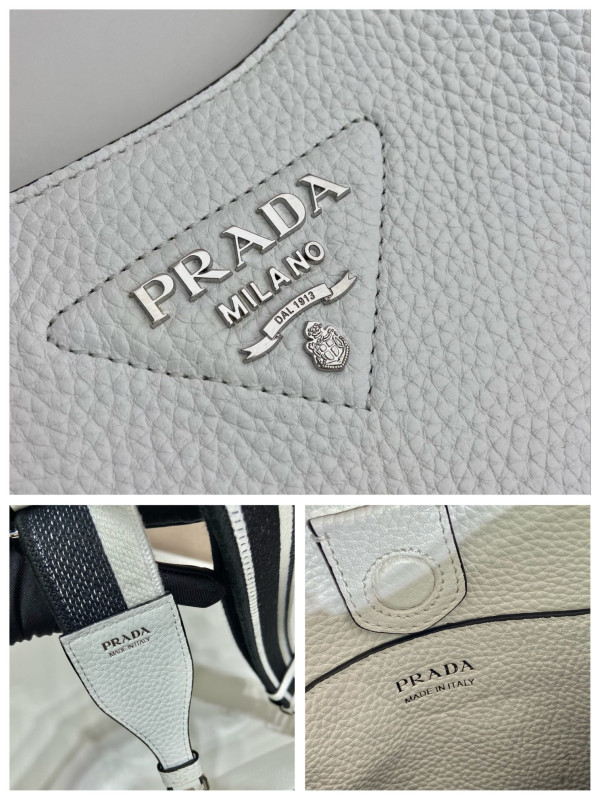 HOT SALE PRADA Leather mini shoulder bag