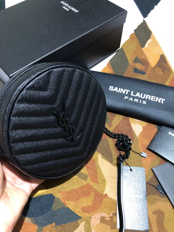 HOT SALE YSL VINYLE ROUND CAMERA BAG