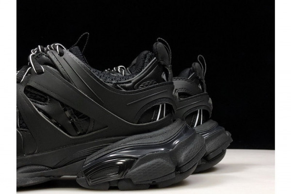 HOT SALE BALENCIAGA TRACK TRAINER 'TRIPLE BLACK' 542436 W1GB 1000