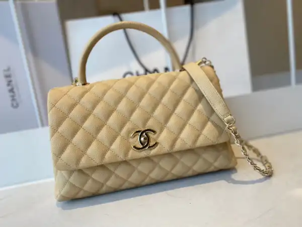 CHANEL LARGE FLAP BAG WITH TOP HANDLE