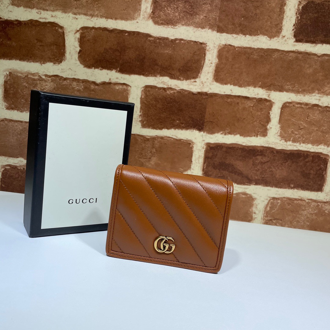 HOT SALE GUCCI GG Marmont card case wallet