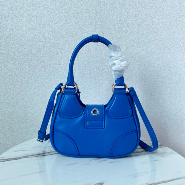 HOT SALE PRADA Moon padded nappa-leather bag