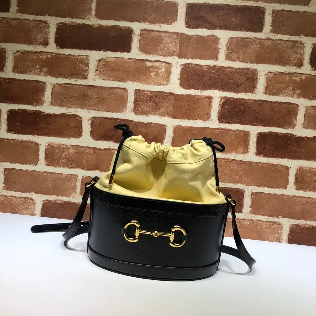 TO GUCCI 1955 Horsebit bucket bag