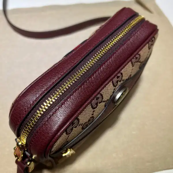 GUCCI Ophidia Suede Mini Bag