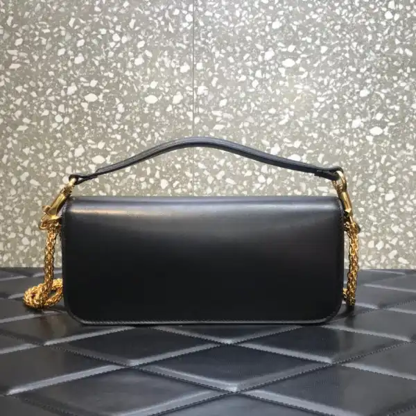 VALENTINO LOCÒ CALFSKIN SHOULDER BAG