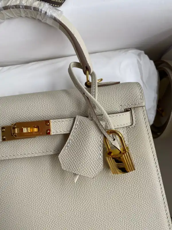 First Bag Ru HERMES KELLY  ALL HANDMADE 25CM