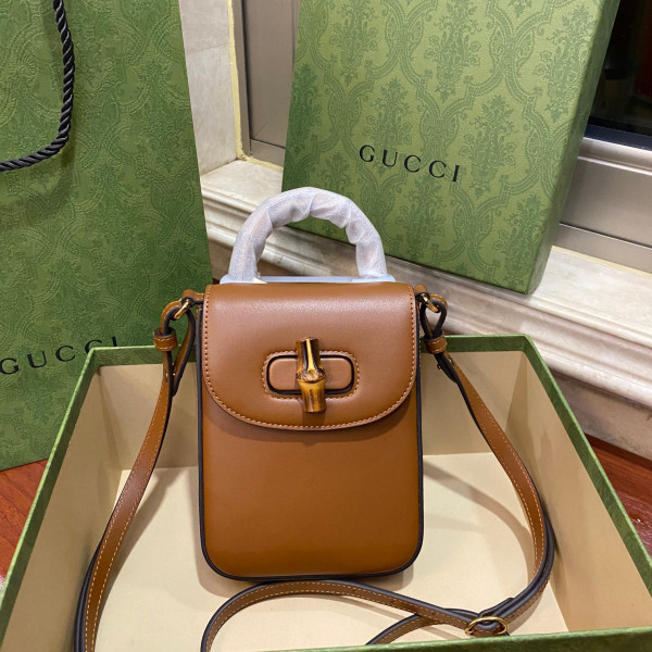 HOT SALE Gucci Bamboo mini handbag