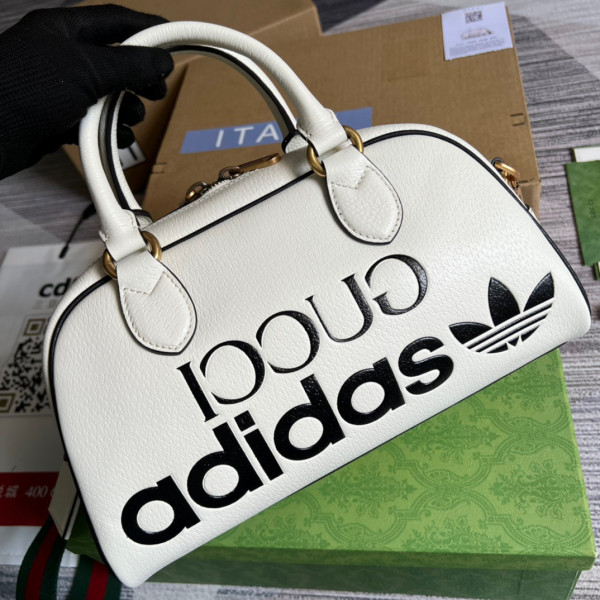 HOT SALE Adidas x Gucci mini duffle bag