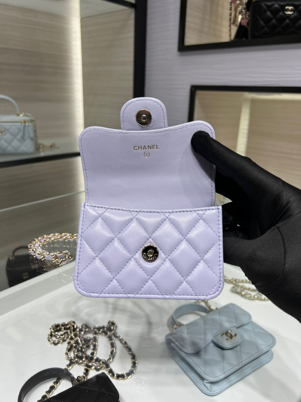 HOT SALE CL FLAP COIN PURSE WITH CHAIN