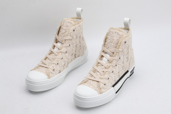 HOT SALE dior B23 OBLIQUE HIGH TOP SNEAKER