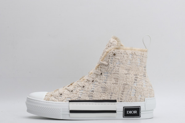 HOT SALE dior B23 OBLIQUE HIGH TOP SNEAKER