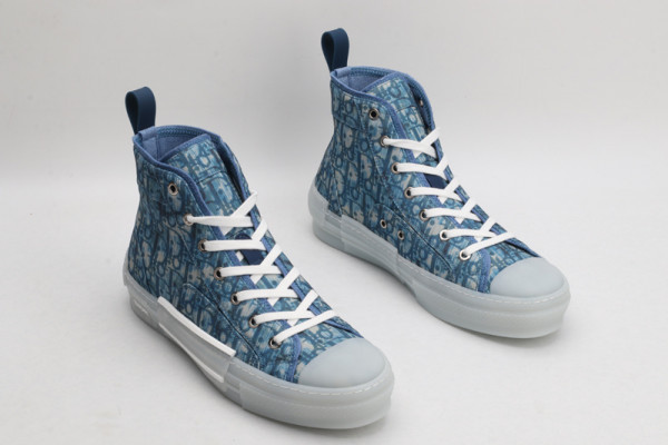 HOT SALE dior B23 OBLIQUE HIGH TOP SNEAKER