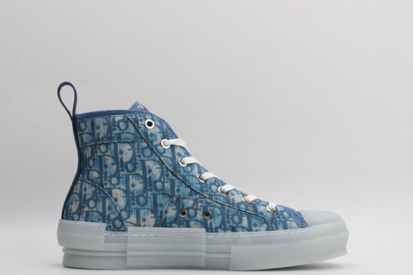 HOT SALE dior B23 OBLIQUE HIGH TOP SNEAKER