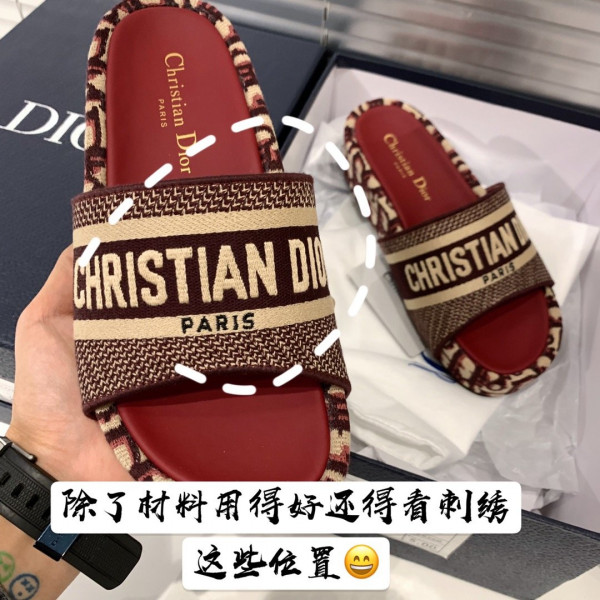 HOT SALE dior DWAY SLIDES