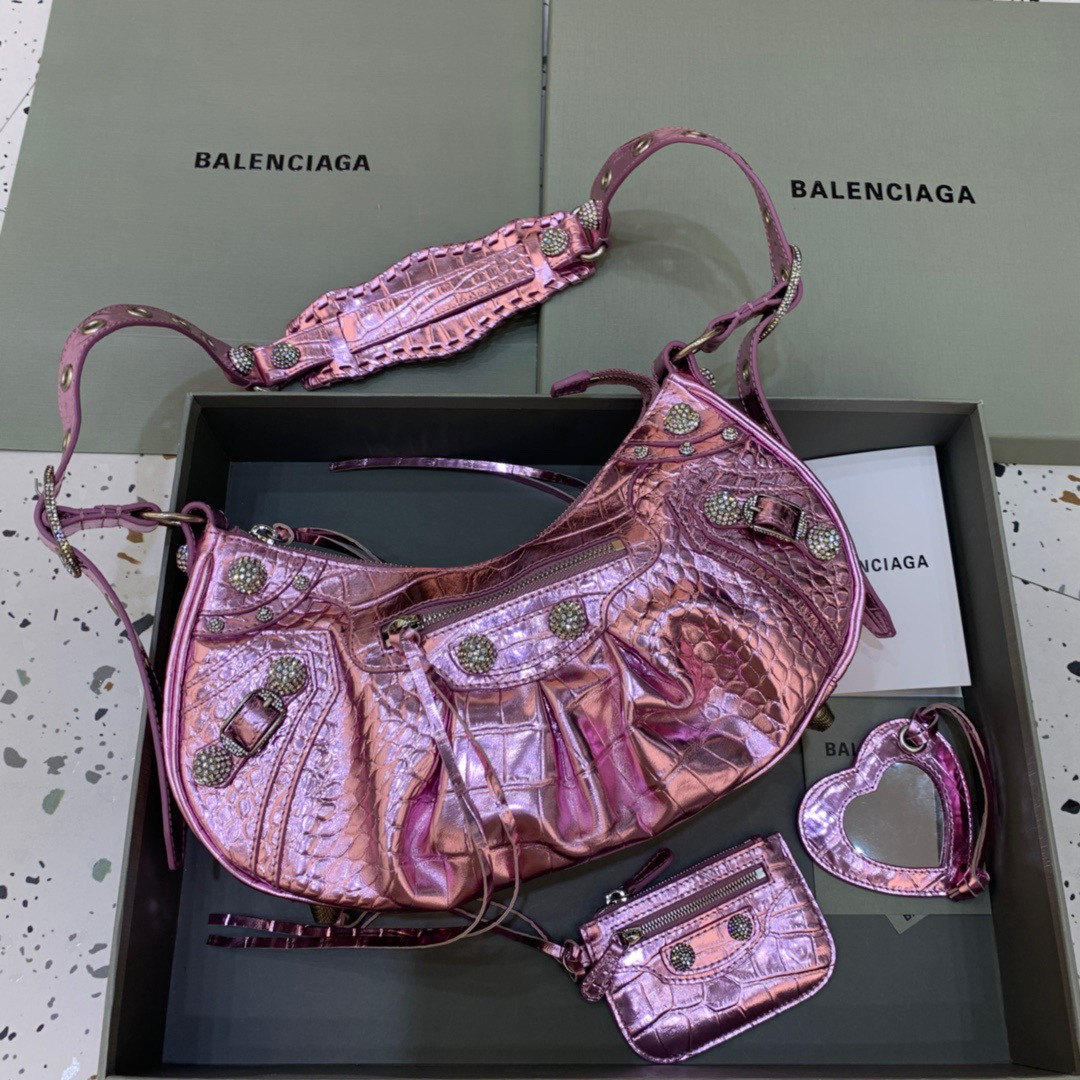 HOT SALE BALENCIAGA WOMEN'S LE CAGOLE SMALL SHOULDER BAG