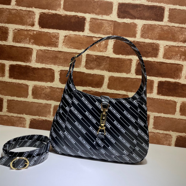 HOT SALE GUCCI x BALENCIAGA Jackie 1961 small hobo bag