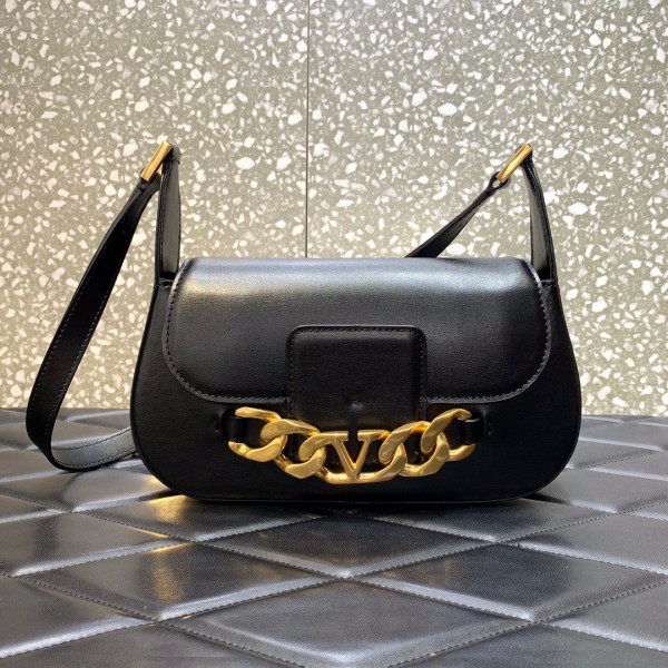 HOT SALE VALENTINO VLOGO CHAIN SHOULDER BAG IN CALFSKIN