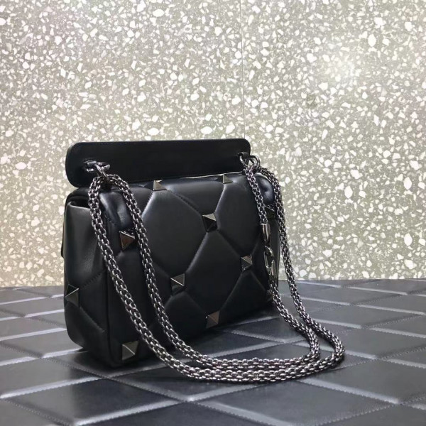 HOT SALE VALENTINO MEDIUM ROMAN STUD THE SHOULDER BAG