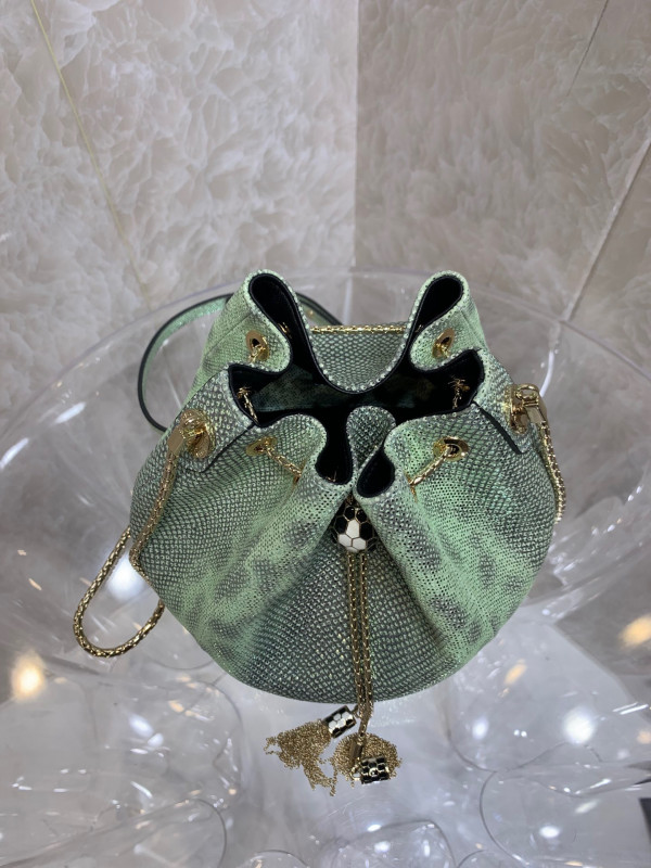 HOT SALE BVLGARI SERPENTI FOREVER BUCKET BAG